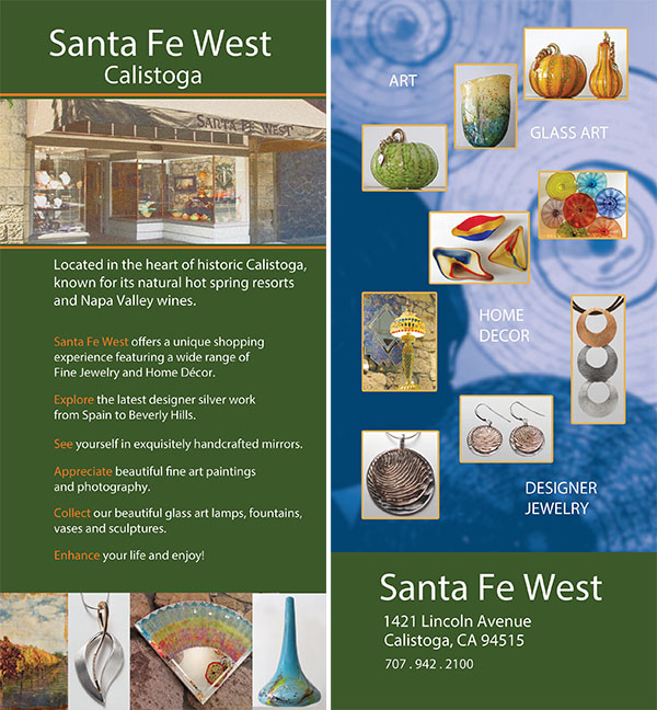 Rack card for Santa Fe West